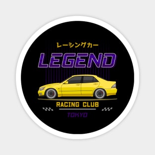 Tuner Yellow IS 200 IS 300 JDM Magnet